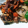 kiyo4165's cooksnap of when they made 簡単！豚こま･大根･ひじきの☆麺つゆ炒め.