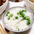 こぶあずき's cooksnap of when they made 豆の茹で汁で炊くと絶品☆えんどう豆ご飯.