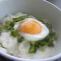あいーぷ's cooksnap of when they made ♬ツルツル♫とろろねぎ温たまうどん.