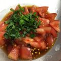 みそな☆'s cooksnap of when they made 簡単あと一品♪子供大好きトマトの甘酢和え.