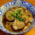 くもん　赤ペン先生's cooksnap of when they made 鶏と茄子のつけ汁うどん.