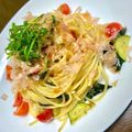 miko♪＊○'s cooksnap of when they made 梅おかか冷製パスタ.