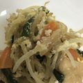 りなゆうと's cooksnap of when they made 夕食に♪もやしと鶏ももニラの中華風炒り卵.