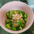 のぞみ～る★'s cooksnap of when they made オクラの梅肉あえ.