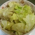 由芽15's cooksnap of when they made レンジで簡単☆お芋とキャベツの胡麻和え。.