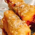 りーとぽん's cooksnap of when they made 鶏むね肉シソ巻き天ぷら＝梅醤油ソース＝.