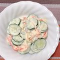 テツ☆maru's cooksnap of when they made 簡単！カニかまと胡瓜サラダ菜のサラダ☆.