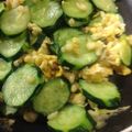 クックMJHMAS☆'s cooksnap of when they made 簡単☆きゅうりと卵の炒め物☆.