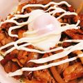 こ リらっくマ's cooksnap of when they made 簡単！美味しい！豚キムチ丼♬.