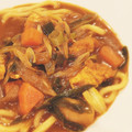 Aloha☆★'s cooksnap of when they made 残りコクカレーで厚揚げカレーうどん.