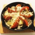 sakuko99's cooksnap of when they made シンプル！ナスとトマトのツナチーズ焼き.