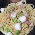 まな姫's cooksnap of when they made アボカドとベーコンのクリームパスタ.