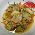 おやんず's cooksnap of when they made ズッキーニと豚肉の甘酢炒め.