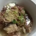 aizu_po's cooksnap of when they made 鯖缶で簡単メイン！サバ味噌煮缶の薬味和え.