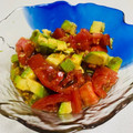 puppy☆♪'s cooksnap of when they made アボカドとトマトのわさび醤油和え.