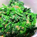 ちなっぺもみたん's cooksnap of when they made ゴマが決め手！ほうれん草のゴマ和え.