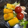 ラクラクダ's cooksnap of when they made お酢でさっぱり♪蒸し鶏と野菜のマリネ.