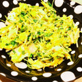 bonbonnier's cooksnap of when they made ベジ♪豆苗と卵のマヨ炒め.