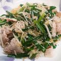 あたりめっこ's cooksnap of when they made ☆簡単一品！塩麹de豚バラニラもやし☆.