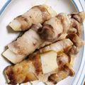 ♪choko♪'s cooksnap of when they made 豚バラ肉で長芋包んじゃった焼き.
