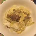 cheesedog's cooksnap of when they made キャベツと豚肉の白だし卵とじ.