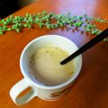 haruku221's cooksnap of when they made 牛さんとお豆さんのカフェラテ.
