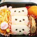 ゆるмαмα's cooksnap of when they made 運動会キャラ弁くるくるサンドイッチお弁当.