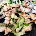 chiecooo's cooksnap of when they made 塩麹で軟らか美味しい鳥とセロリの炒め物.