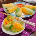 まほぷりん's cooksnap of when they made 夏の絶品！簡単！マンゴーアボカド春巻き.
