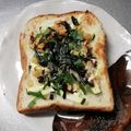 56ty45's cooksnap of when they made ズッキーニのお好み焼き風お手軽和トースト.