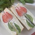 パン子♪'s cooksnap of when they made インスタで大人気！フラワーフルーツサンド.