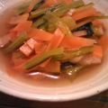 ０２１３'s cooksnap of when they made ♪ごま油香る小松菜と大根の煮浸し♪.