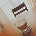 みゅむみゅる's cooksnap of when they made 黒ゴマ豆乳きなこのバナナスムージー.