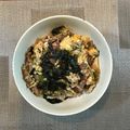 otomekosan's cooksnap of when they made がっつり食べたい♡極うま！牛丼♡卵とじ♡.