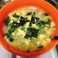 すぬ♥'s cooksnap of when they made ふんわり卵とワカメのスープ♪.