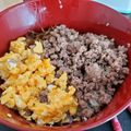 稲泉麻耶's cooksnap of when they made ランチやお弁当にレンジで１人分♪そぼろ丼.