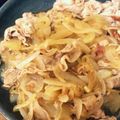 クックO1KR5H☆'s cooksnap of when they made 薄切り豚もも肉のてりてり生姜焼.