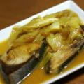 ju_10's cooksnap of when they made 葱だくブリのうめ～カレー煮.