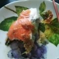 クックUL8OCM☆'s cooksnap of when they made サーモンとアボカドのカラフル生春巻.