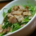 ju_10's cooksnap of when they made 水菜とベーコンのしゃきしゃきサラダ♪.