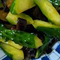 らっきー！'s cooksnap of when they made ヤミツキ!!なすときゅうりのピリ辛漬.