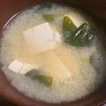eimmy31285's cooksnap of when they made 朝食に♪　簡単　ほうれん草 豆腐の味噌汁.