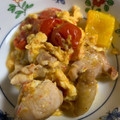 eimmy31285's cooksnap of when they made ミニトマト大量消費！卵と鶏肉の中華炒め.