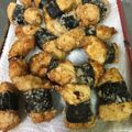 ブータレブー's cooksnap of when they made 胸肉でもやわらかい♡鶏の唐揚げ海苔巻き編.