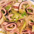 ゆぶね☆'s cooksnap of when they made いかとキャベツの中華塩炒め.
