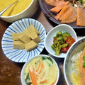 クックHST1BC☆'s cooksnap of when they made 簡単♪高野豆腐と絹さやの卵とじ★.