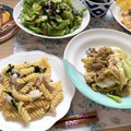 ちょこまなな＊°'s cooksnap of when they made ペンネとホウレン草のマヨ・白だし炒め♪.
