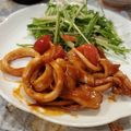fulface22's cooksnap of when they made するめいかのトマトガーリック炒め.