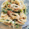 ぽんかん（＾_＾）'s cooksnap of when they made 大根の葉（青菜でも）と竹輪の卵とじ.