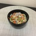 ☆こまっと☆'s cooksnap of when they made ざるラーメンにノビルのムカゴをトッピング.